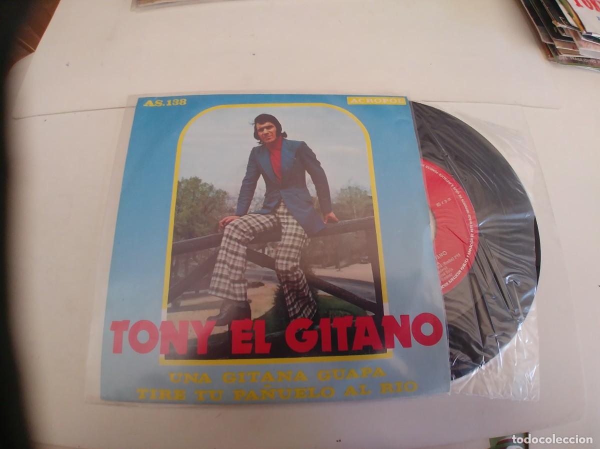 Discos de vinilo: TONY EL GITANO-SINGLE UNA GITANA GUAPA-NUEVO - Foto 1