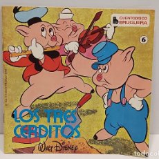Discos de vinilo: LOS TRES CERDITOS / CUENTODISCO BRUGUERA / EP-HISPAVOX-1967 / DE LUJO. ****/****