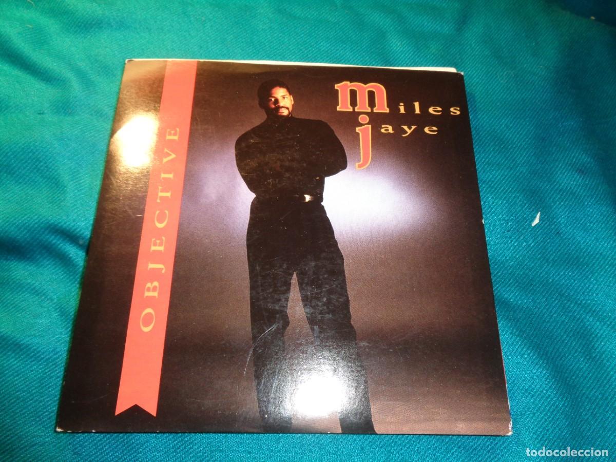 Disques de vinyle: MILES JAYE. OBJECTIVE ( RADIO MIX ) / OBJECTIVE ( SAX MIX) 1989. EDC. UK.IMPECABLE(#)