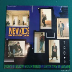 Discos de vinilo: NEW KIDS ON THE BLOCK – LET'S TRY IT AGAIN / DIDN'T I (BLOW YOUR MIND)