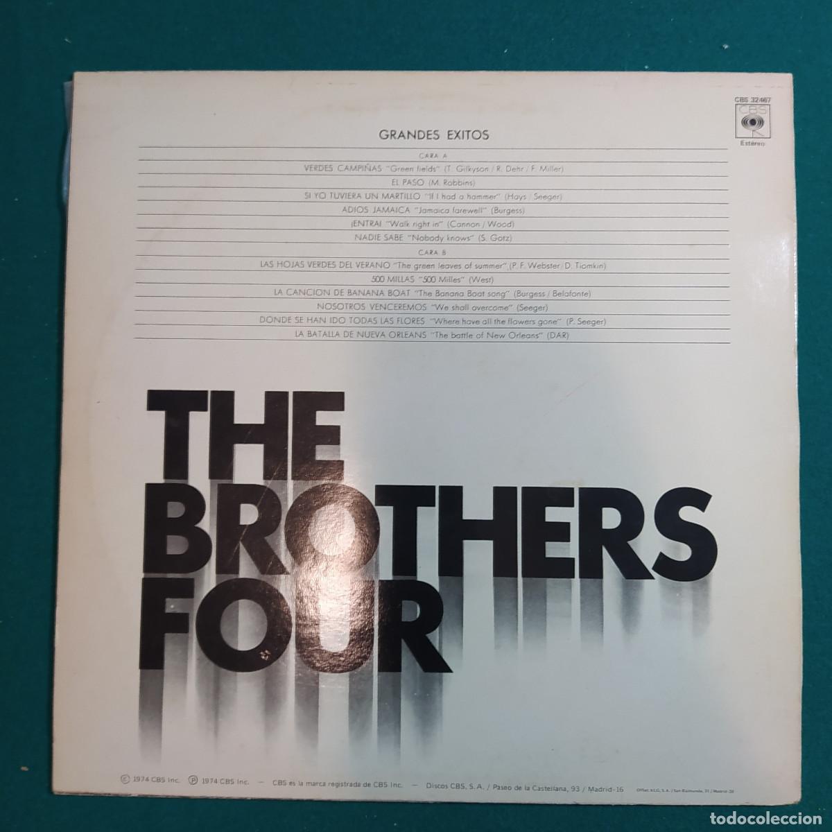Discos de vinilo: The Brothers Four &ndash; Grandes Exitos - Foto 2