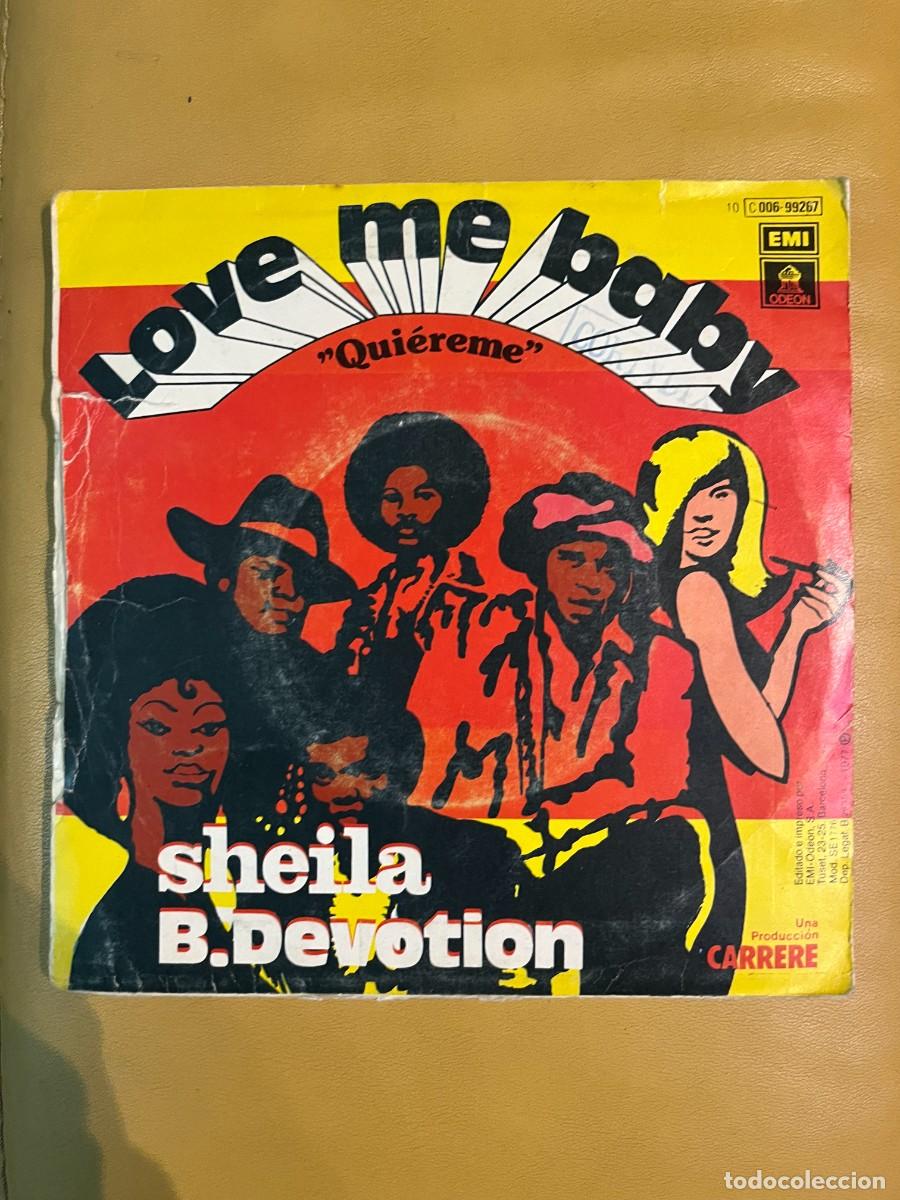Discos de vinilo: Sheila B. Devotion &lrm;&ndash; Love Me Baby - Foto 2