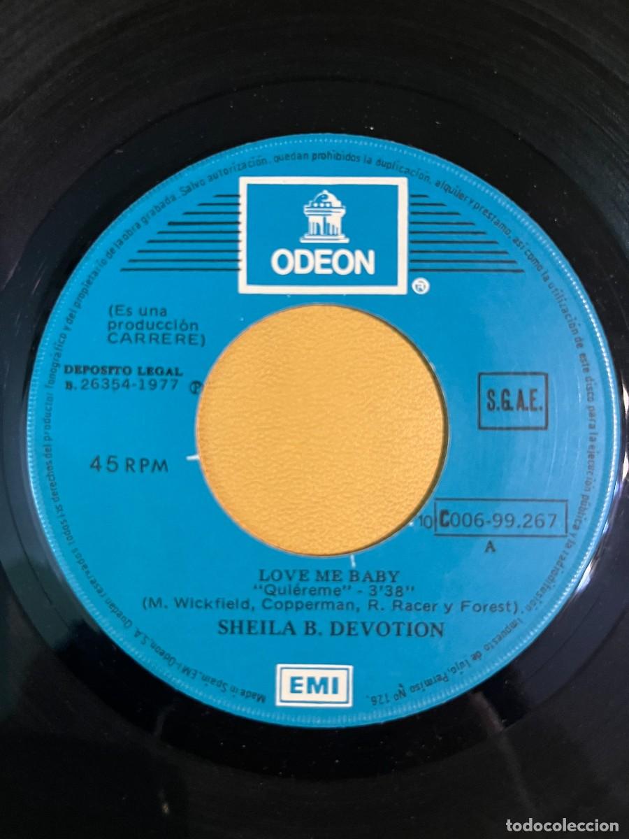 Discos de vinilo: Sheila B. Devotion &lrm;&ndash; Love Me Baby - Foto 3