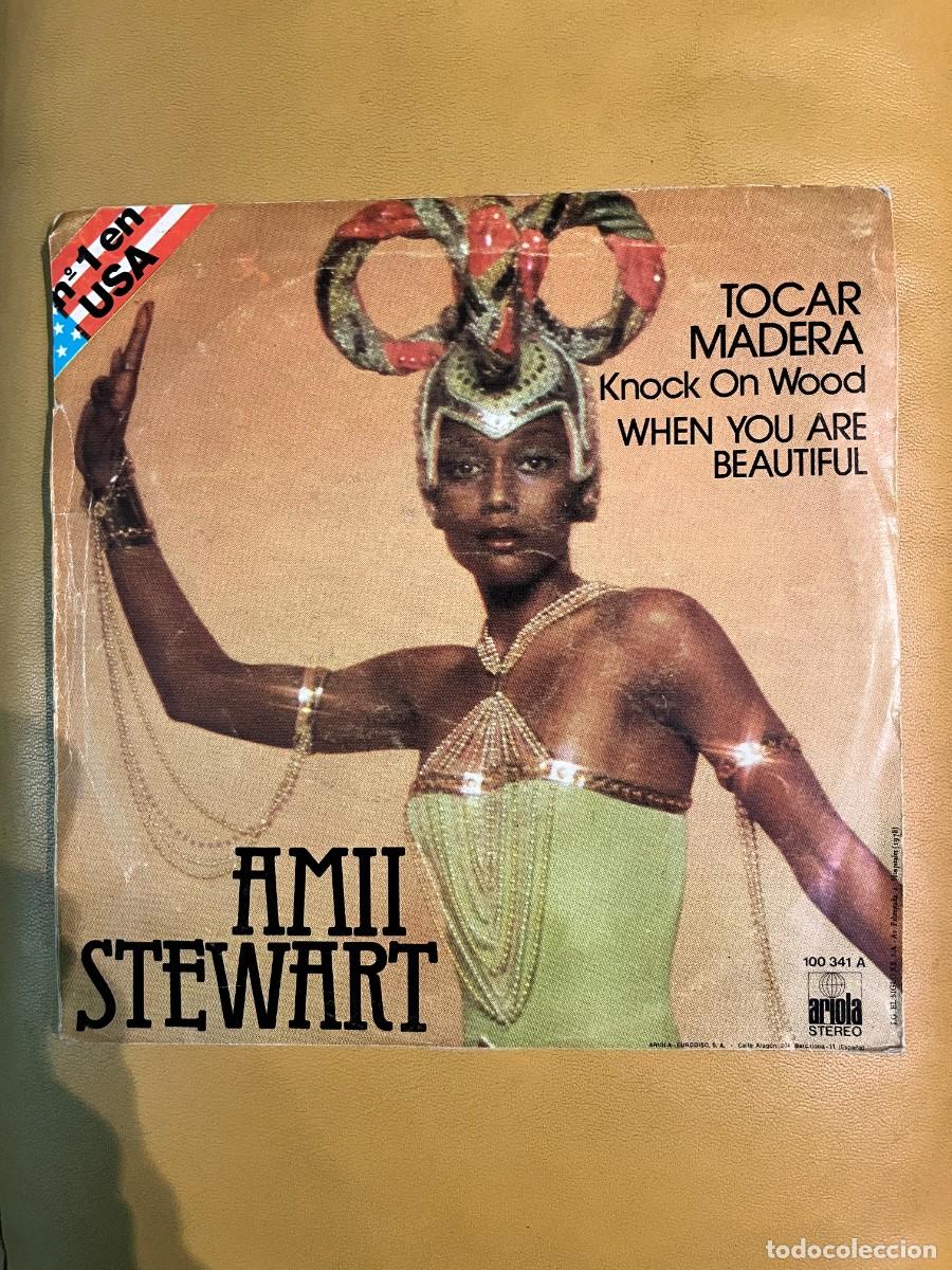 Discos de vinilo: Amii Stewart &lrm;&ndash; Tocar Madera = Knock On Wood - Foto 2
