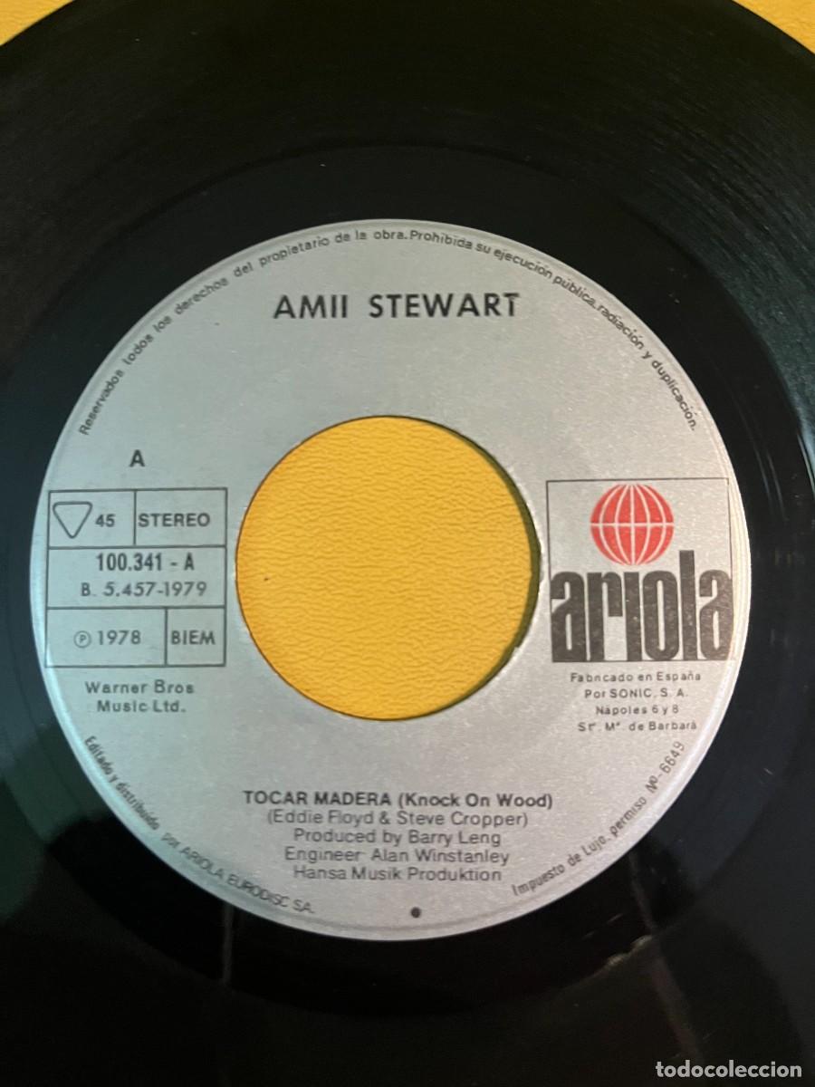 Discos de vinilo: Amii Stewart &lrm;&ndash; Tocar Madera = Knock On Wood - Foto 3