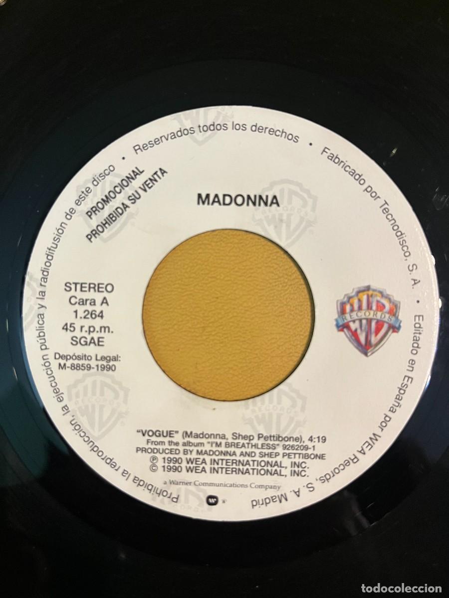 Discos de vinilo: Madonna &lrm;&ndash; Vogue - Foto 3