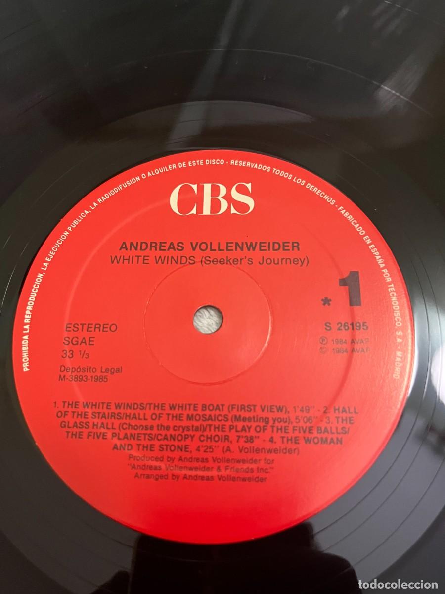 Discos de vinilo: Andreas Vollenweider &lrm;&ndash; White Winds (Seekers Journey) - Foto 4