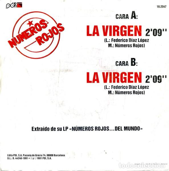 Discos de vinilo: N&uacute;meros Rojos &ndash; La Virgen - Foto 2
