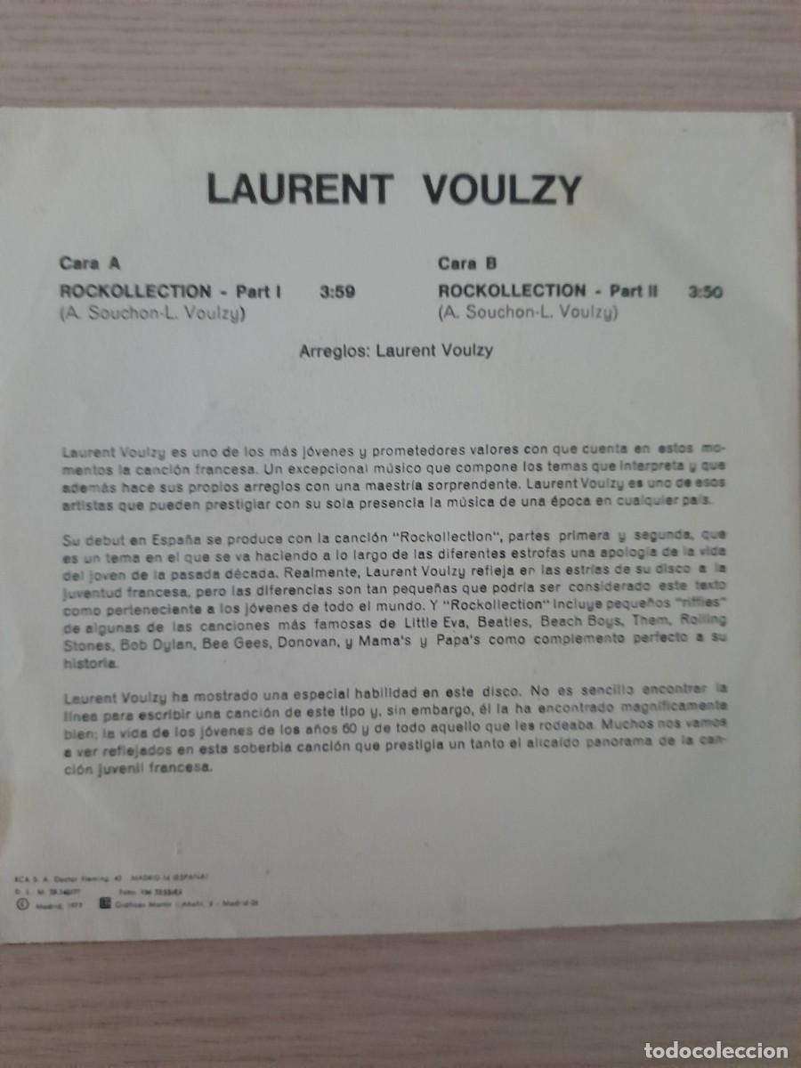 Discos de vinilo: Single Laurent Voulzy 1977 - Foto 2