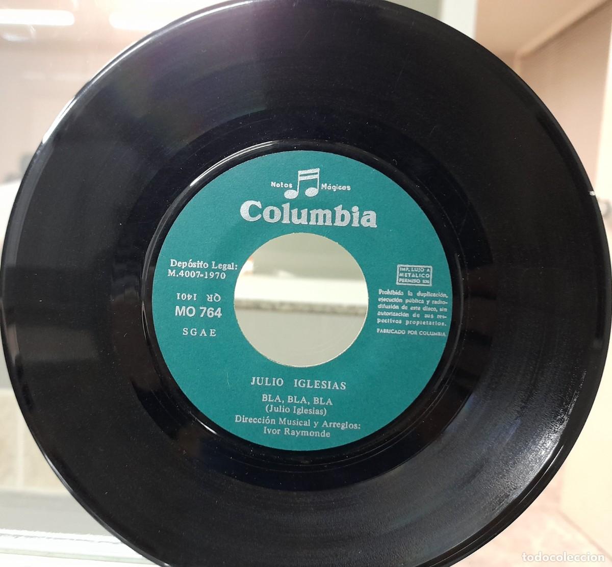 Discos de vinilo: Single Julio Iglesias (Gwendolyne) 1970 - Foto 3