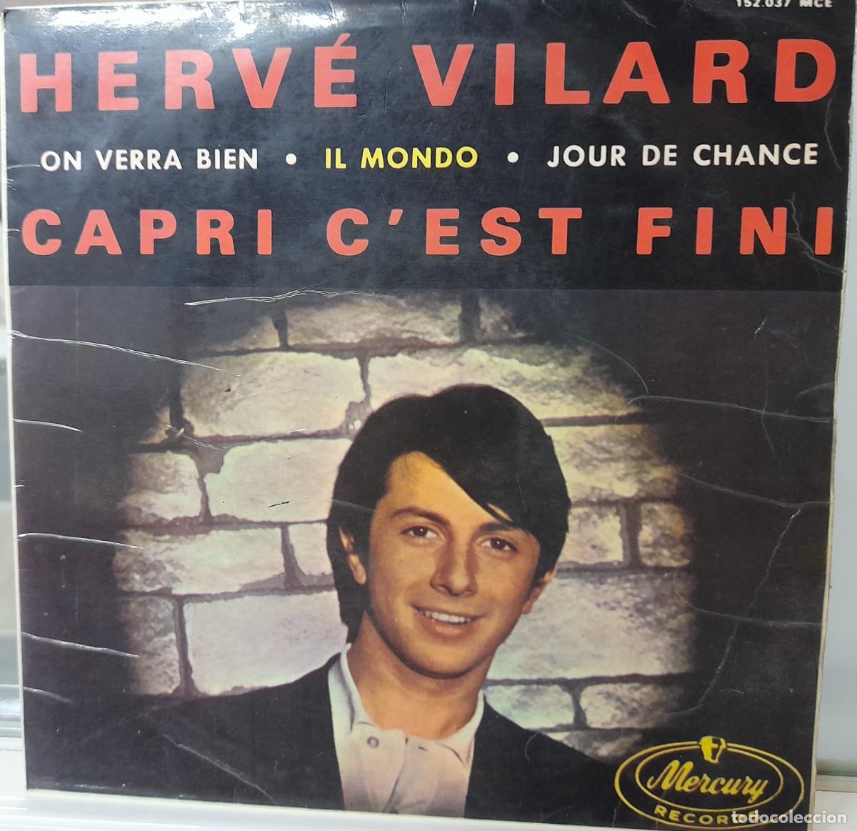 Discos de vinilo: Single Herv&eacute; Vilard (1964) - Foto 2