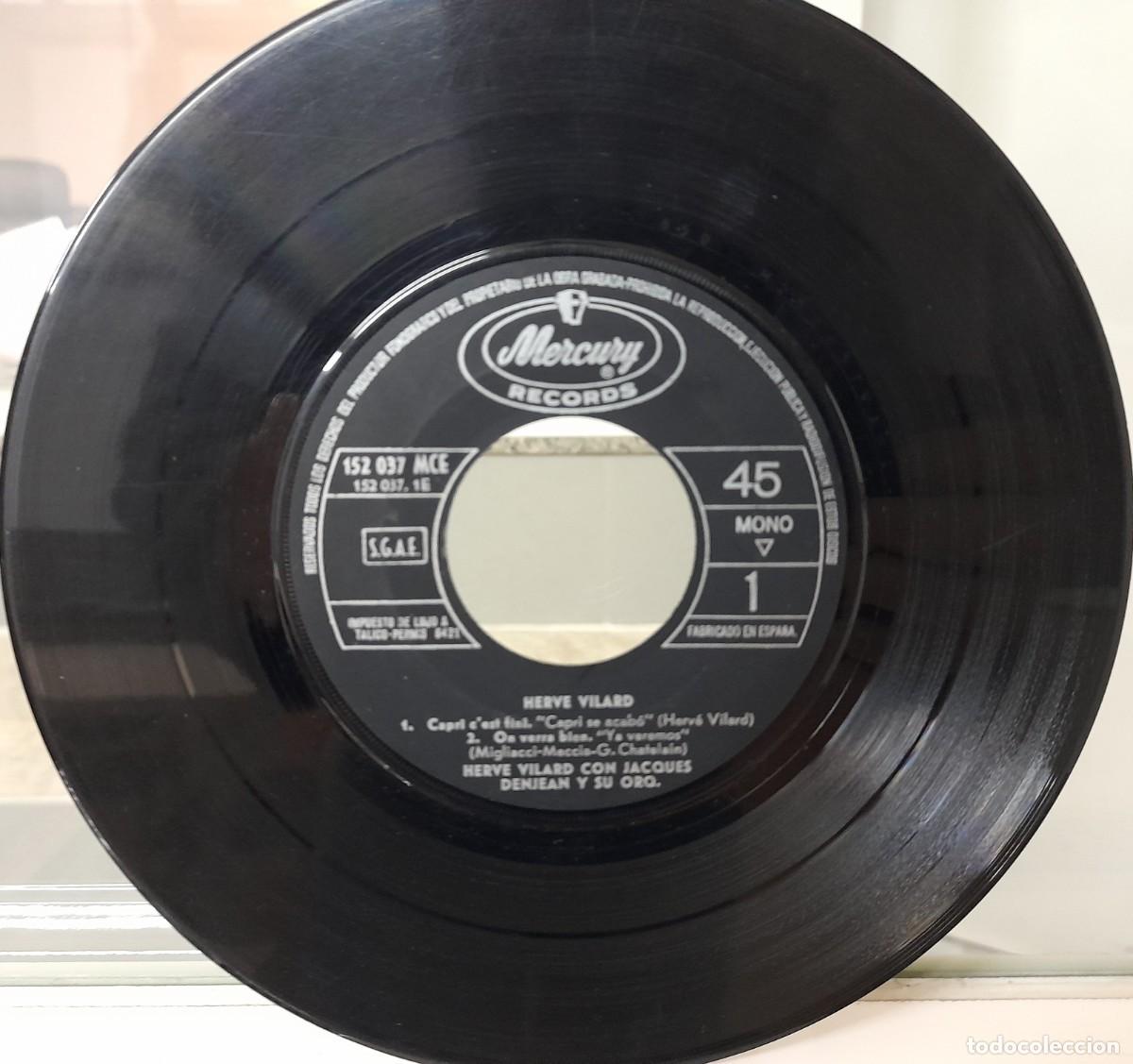 Discos de vinilo: Single Herv&eacute; Vilard (1964) - Foto 4