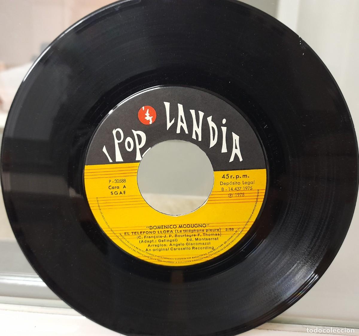 Discos de vinilo: Single Domenico Modugno (1975) - Foto 3