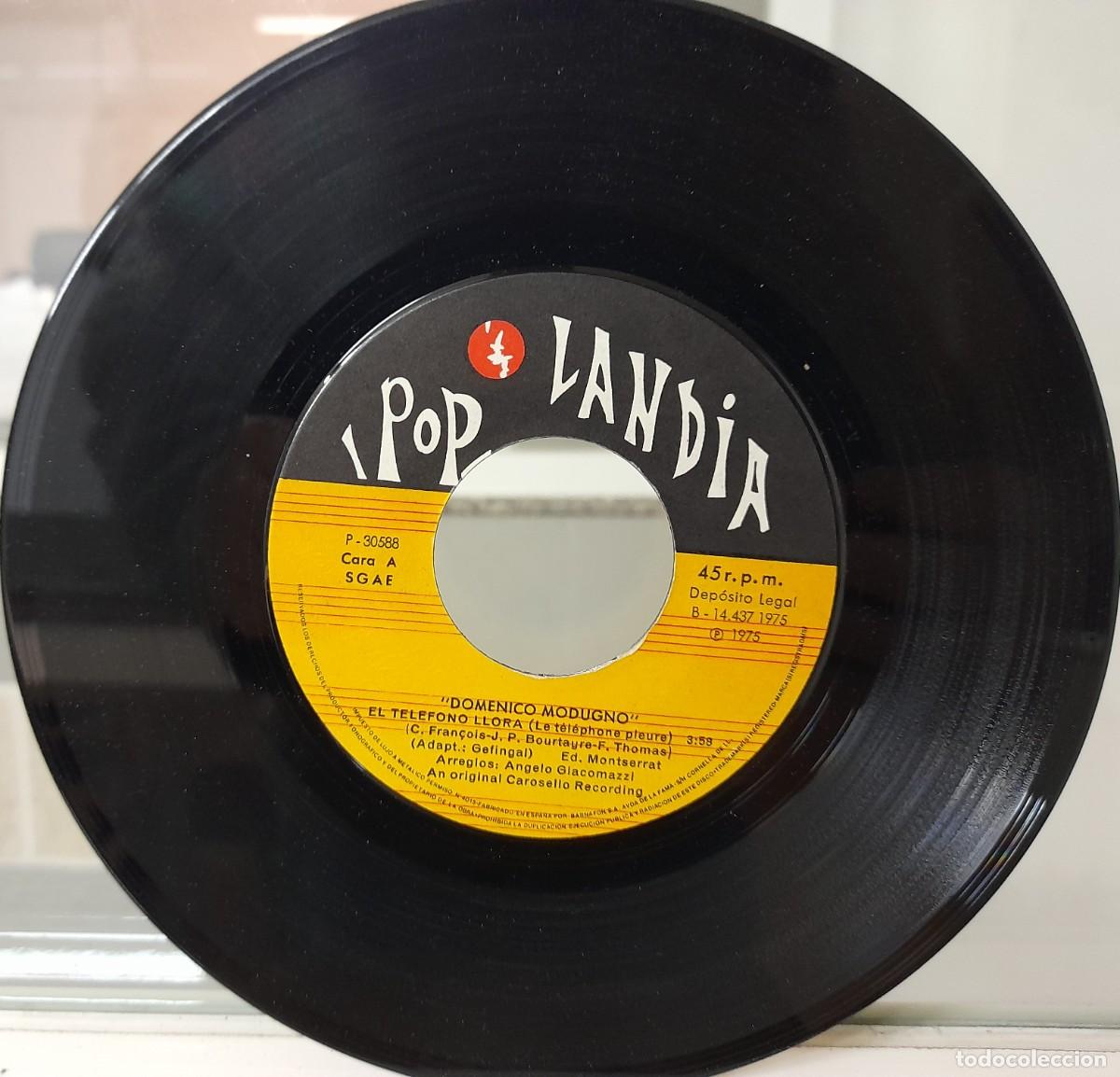 Discos de vinilo: Single Domenico Modugno (1975) - Foto 4