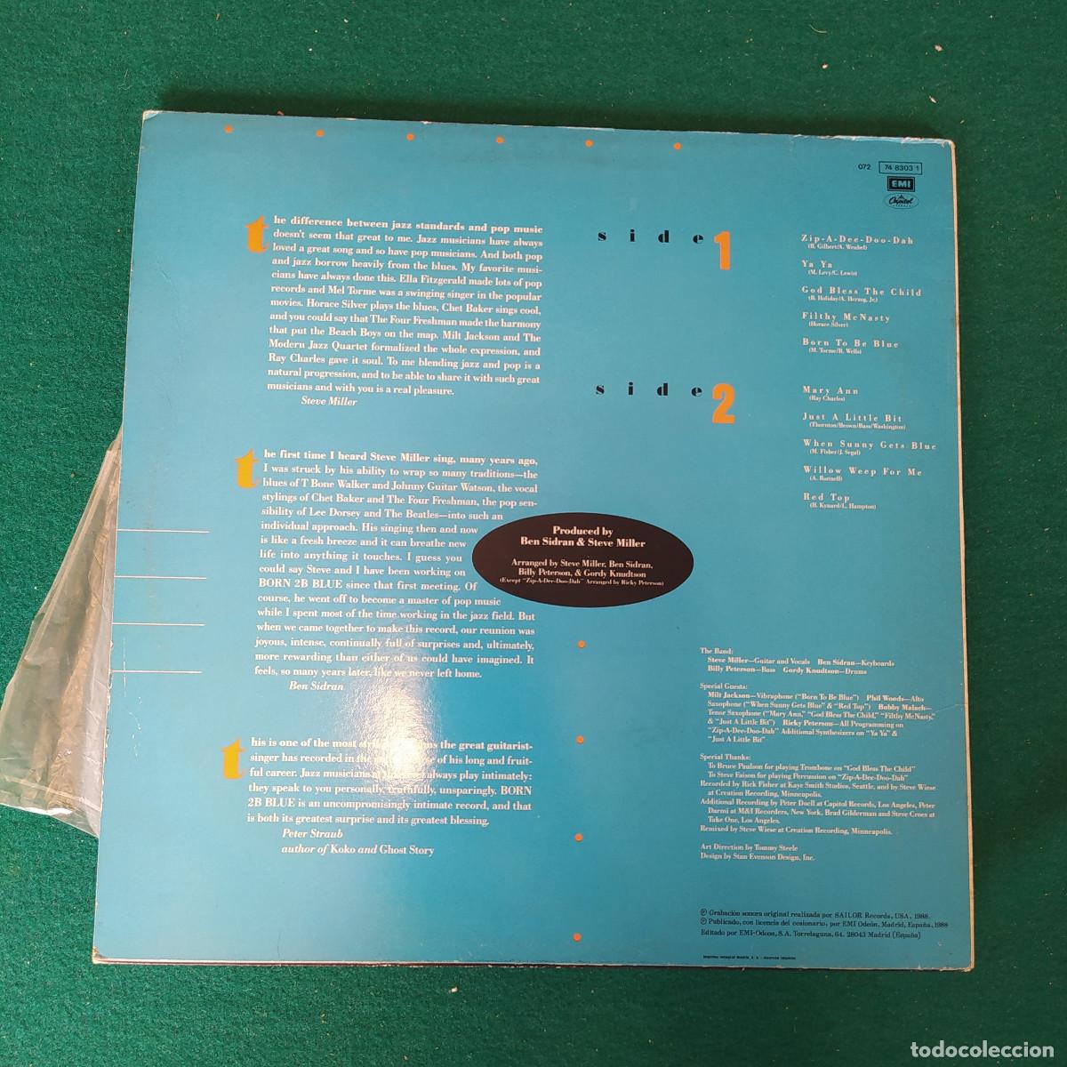 Discos de vinilo: Steve Miller &ndash; Born 2B Blue - Foto 2