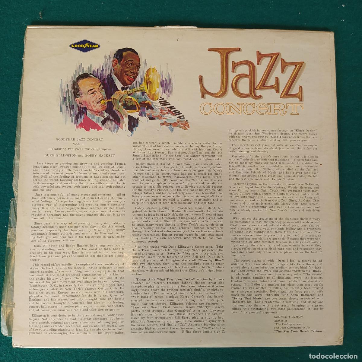 Discos de vinilo: Duke Ellington / Bobby Hackett &ndash; Jazz Concert - Foto 2
