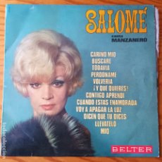 Discos de vinilo: SALOME CANTA TEMAS DE ARMANDO MANZANERO. LP