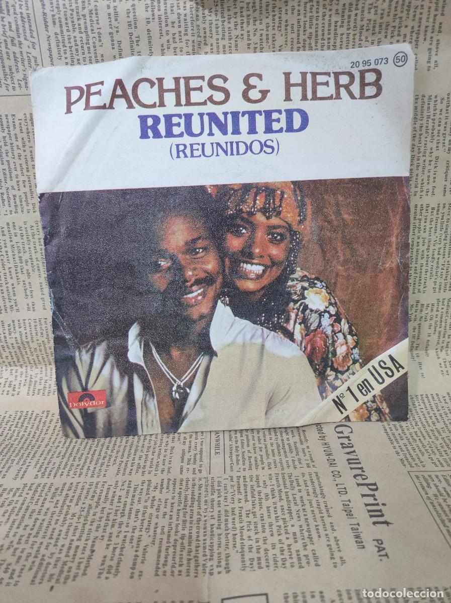Discos de vinilo: PEACHES & HERB REUNITED - Foto 1