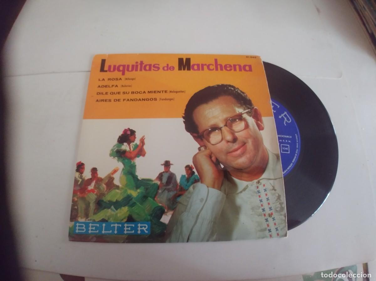 Discos de vinilo: LUQUITAS DE MARCHENA-EP LA ROSA +3 - Foto 1