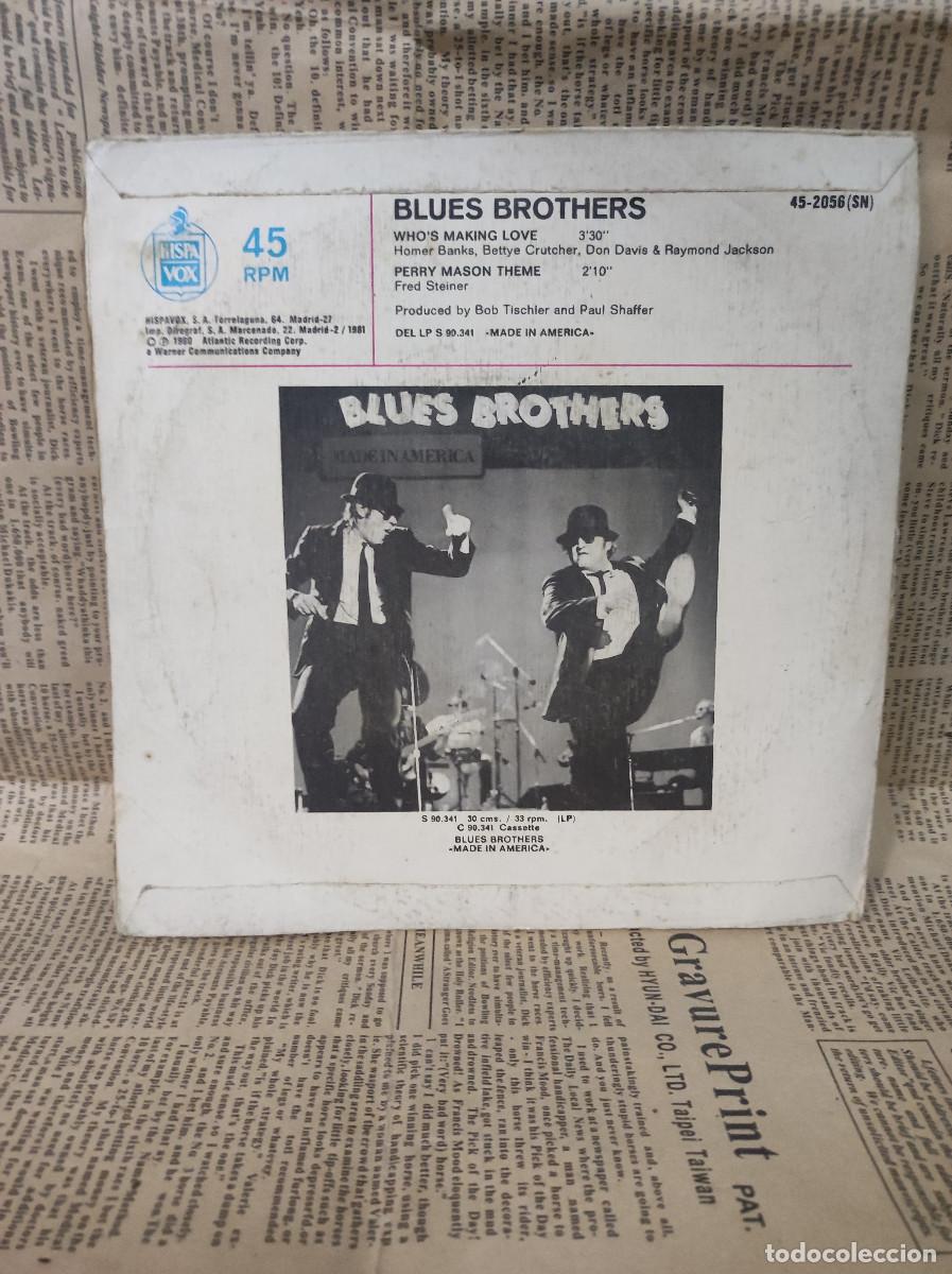Discos de vinilo: BLUES BROTHERS WHOS MAKING LOVE - Foto 2