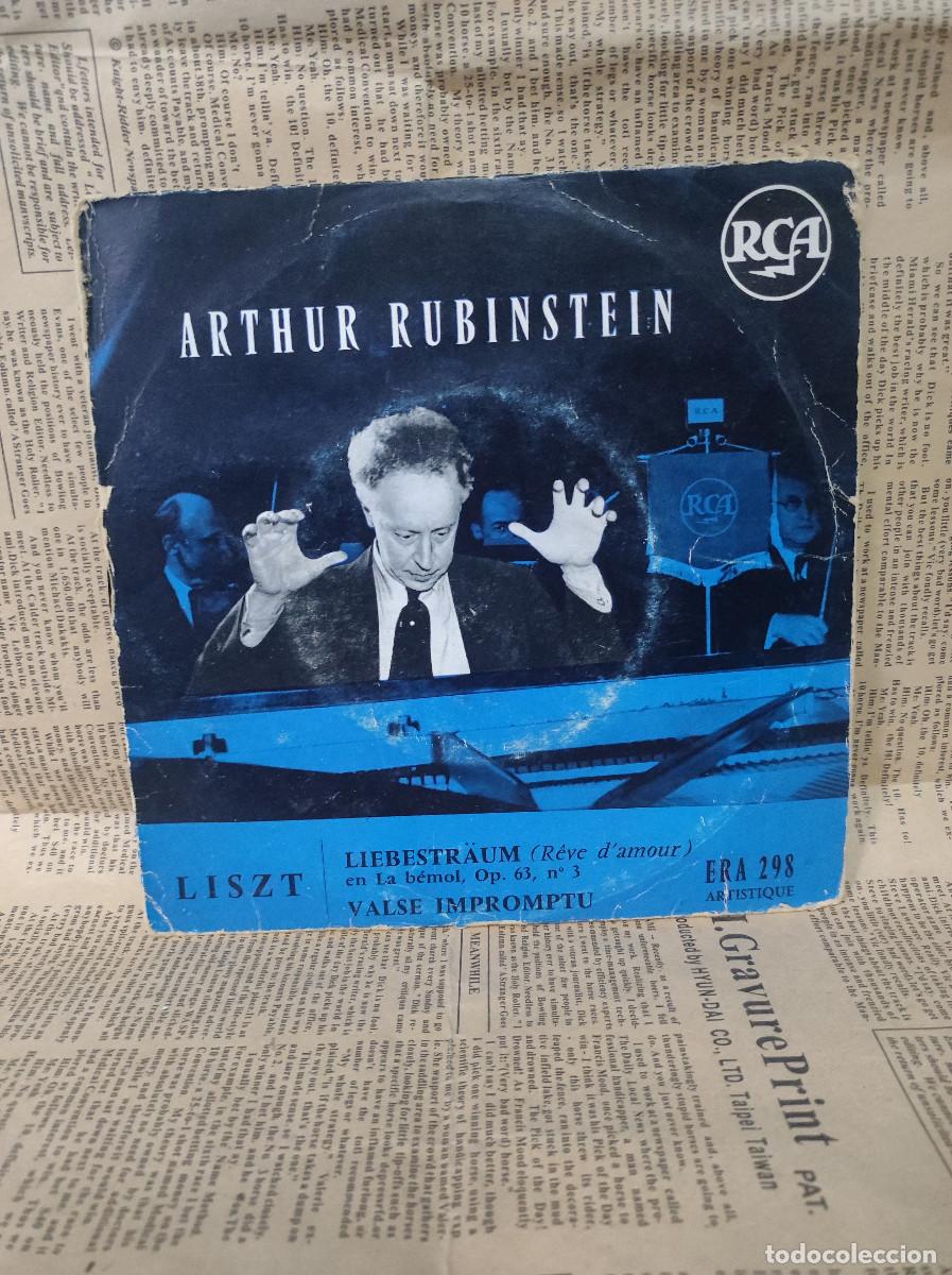 Discos de vinilo: ARTHUR RUBINSTEIN LISZT LIEBESTRAUM - Foto 1