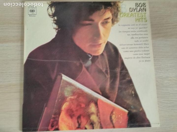 Discos de vinilo: Bob Dylan &lrm;&ndash; Greatest Hits 1975,ed espa&ntilde;ola - Foto 2
