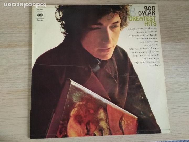 Discos de vinilo: Bob Dylan &lrm;&ndash; Greatest Hits 1975,ed espa&ntilde;ola - Foto 1