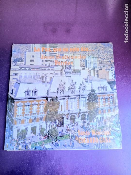 Dischi in vinile: Banda Municipal Eduardo Caba &lrm;&ndash; Temas Tradicionales Pace&ntilde;os - LP LYRA 1988 PRECINTADO - BOLIVIA FOLK