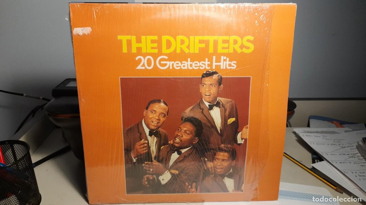 Discos de vinilo: LP THE DRIFTERS : 20 GRAATEST HITS - Foto 1