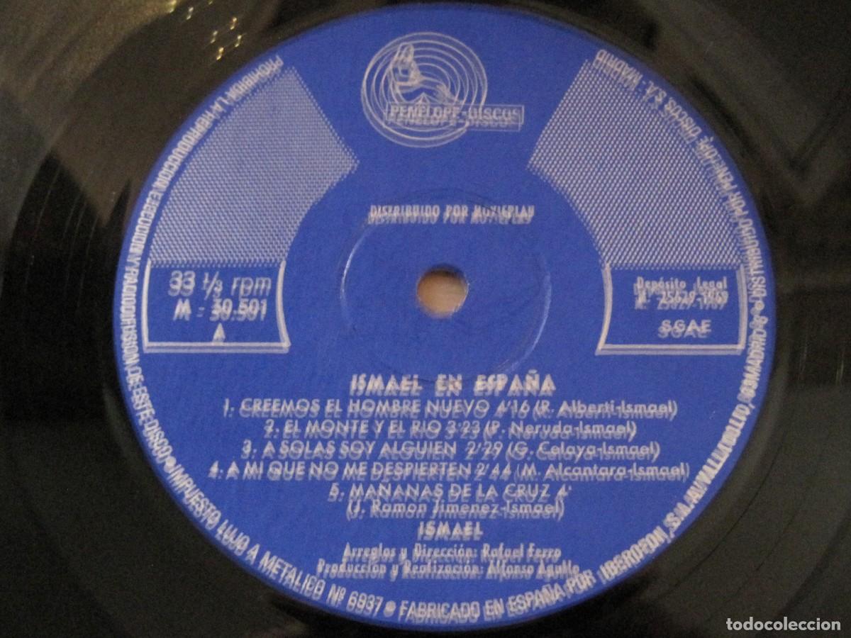 Discos de vinilo: ISMAEL - ISMAEL EN ESPA&Ntilde;A - Foto 4
