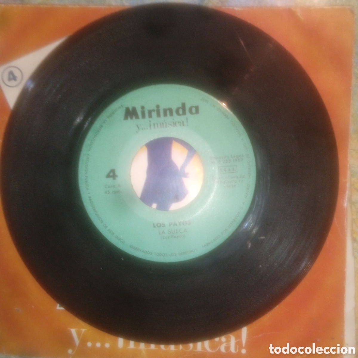 Discos de vinilo: Los payos ,mirinda n4 - Foto 2