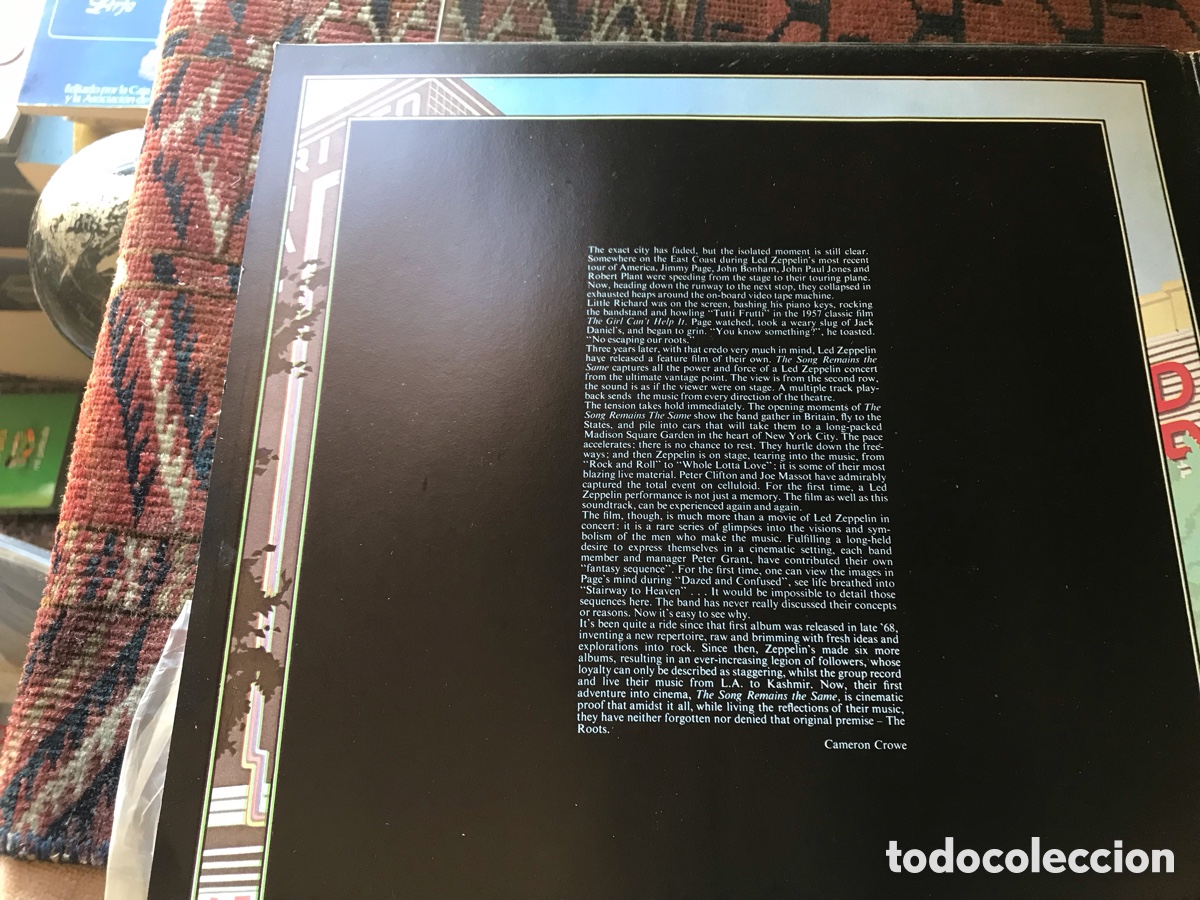 Discos de vinilo: The song remains the same. Led Zeppelin - Foto 4