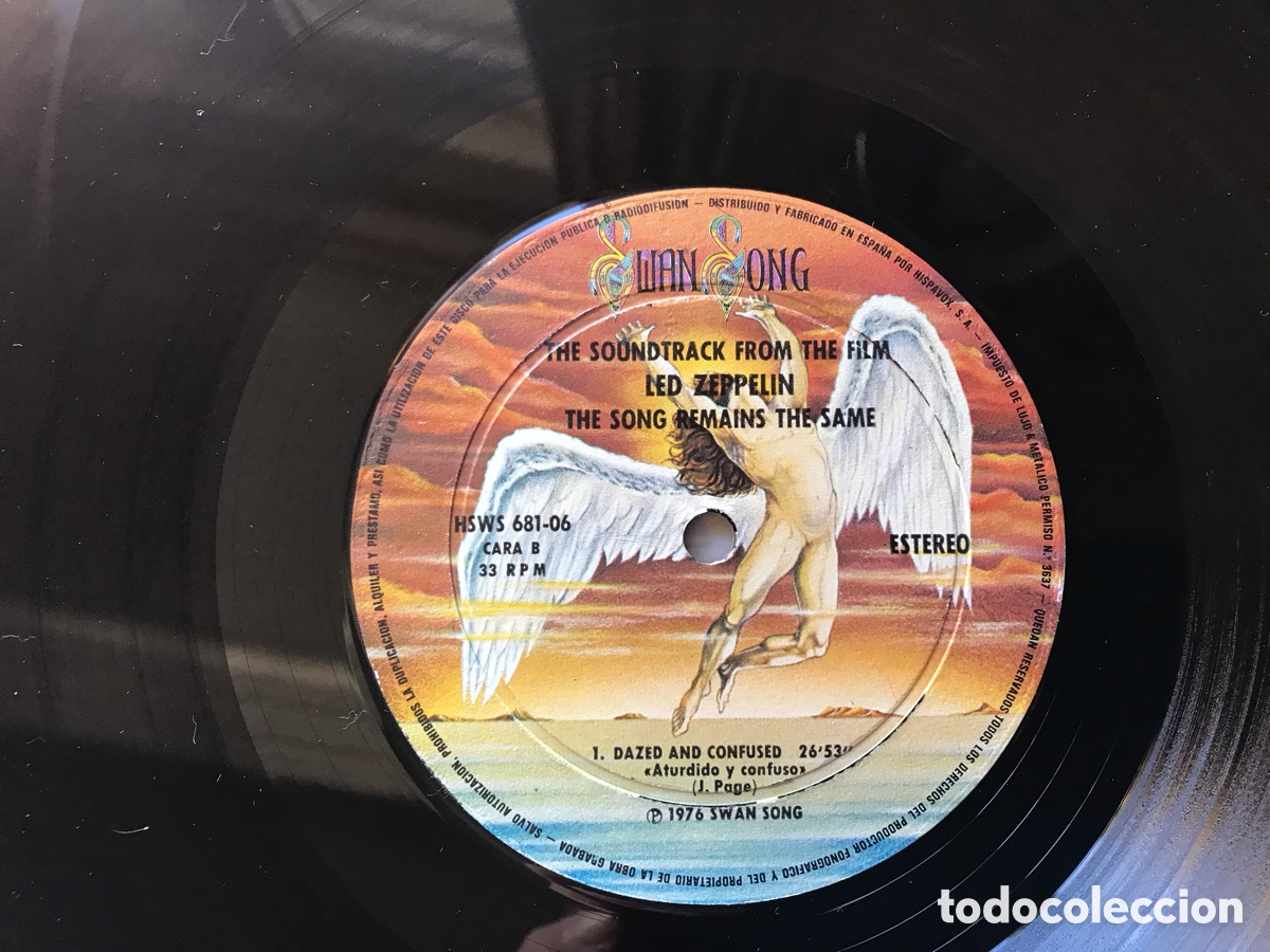 Discos de vinilo: The song remains the same. Led Zeppelin - Foto 5