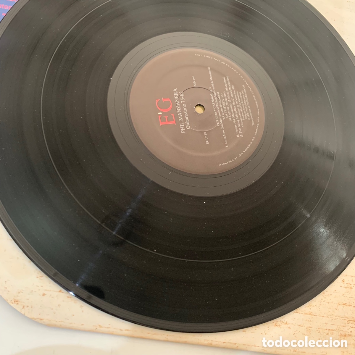 Discos de vinilo: lp Phil Manzanera &ndash; Guitarissimo de 1986 - Foto 3