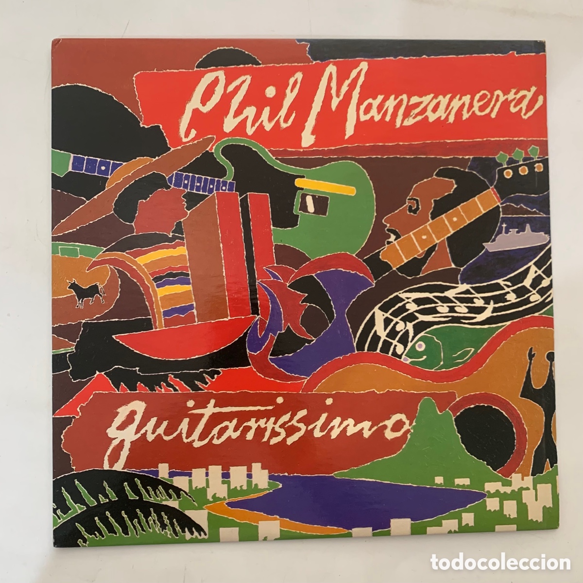 Discos de vinilo: lp Phil Manzanera &ndash; Guitarissimo de 1986 - Foto 1