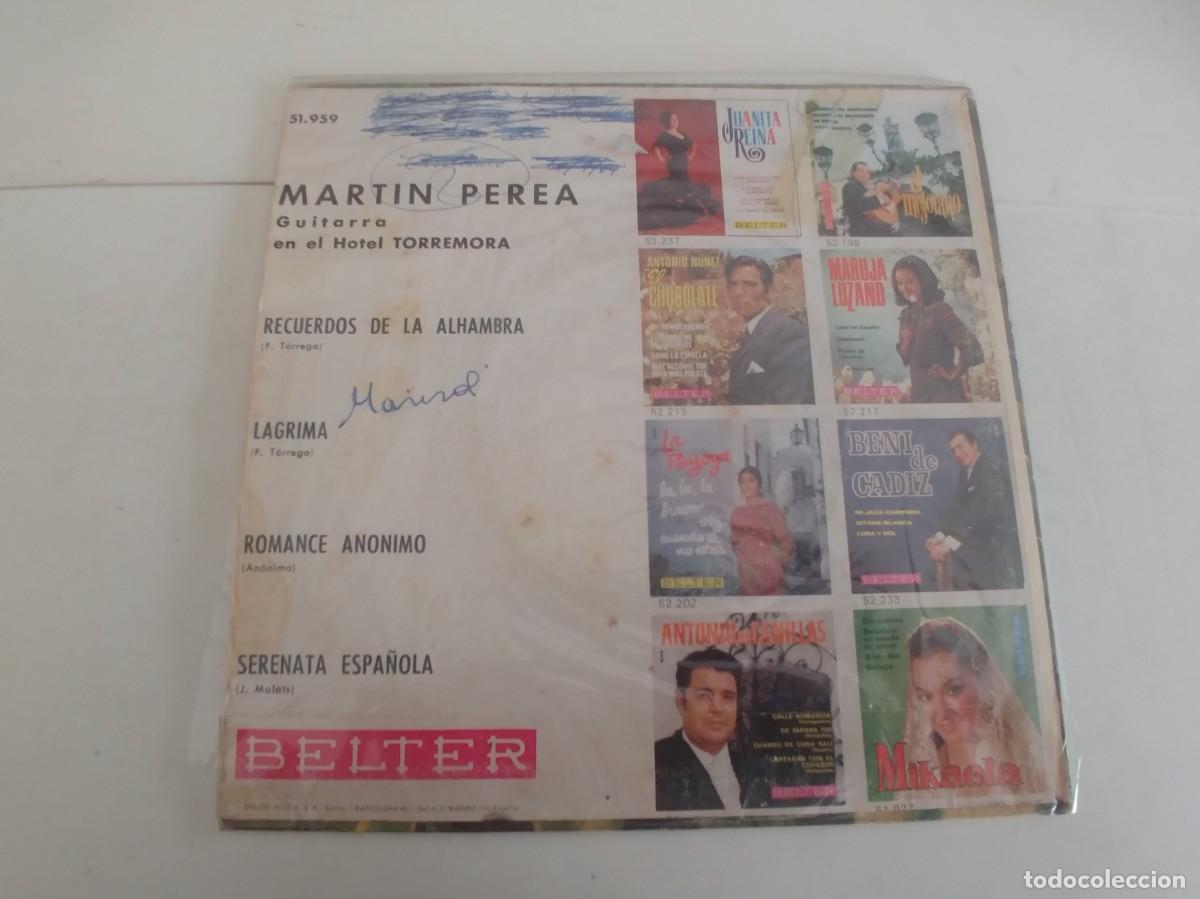 Discos de vinilo: MARTIN PEREA-EP LAGRIMA +3 - Foto 2
