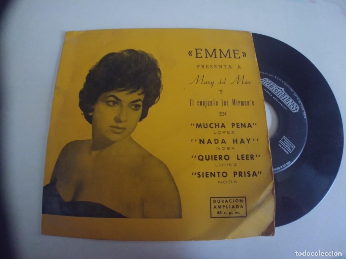 Discos de vinilo: MARY DEL MAR Y LOS MIRMAN&acute;S-EP MUCHA PENA +3 - Foto 1