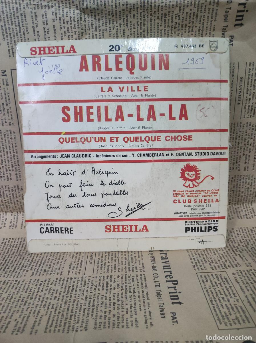 Discos de vinilo: Sheila &ndash; Arlequin - Foto 2