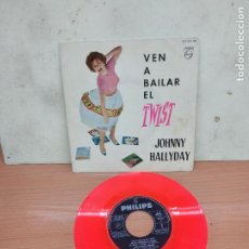 Discos de vinilo: JOHNNY HALLYDAY - VEN A BAILAR EL TWIST - VIENS DANSER LE TWIST + 3 - EP PHILIPS 1961