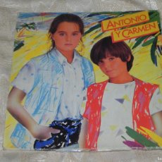 Discos de vinilo: LP DE ANTONIO Y CARMEN (SOPA DE AMOR), VER OTRA FOTO).