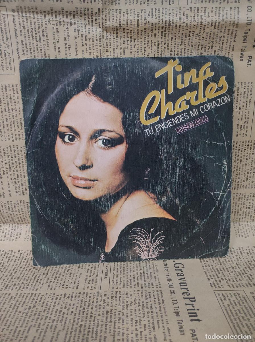 Discos de vinilo: Tina Charles &ndash; Tu Enciendes Mi Coraz&oacute;n (Versi&oacute;n Disco) - Foto 1