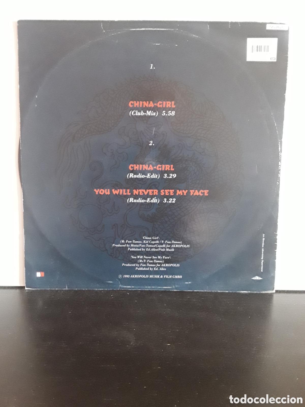 Discos de vinilo: Fun-Tomas &lrm;&ndash; China Girl - Foto 2