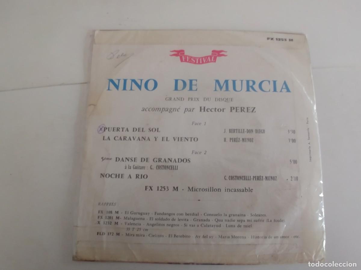 Discos de vinilo: NI&Ntilde;O DE MURCIA-EP PUERTA DEL SOL +3 - Foto 2