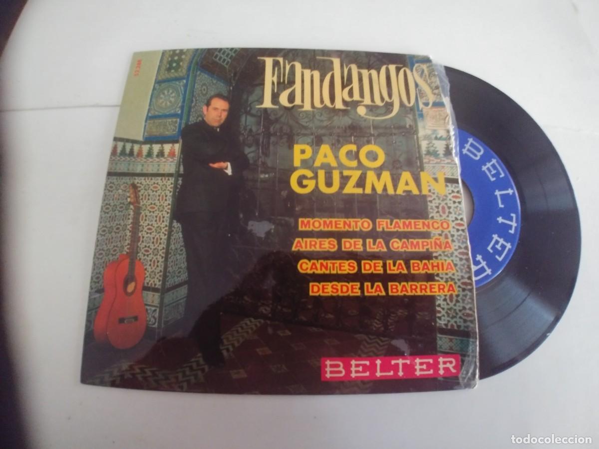 Discos de vinilo: PACO GUZMAN-EP FANDANGOS - Foto 1