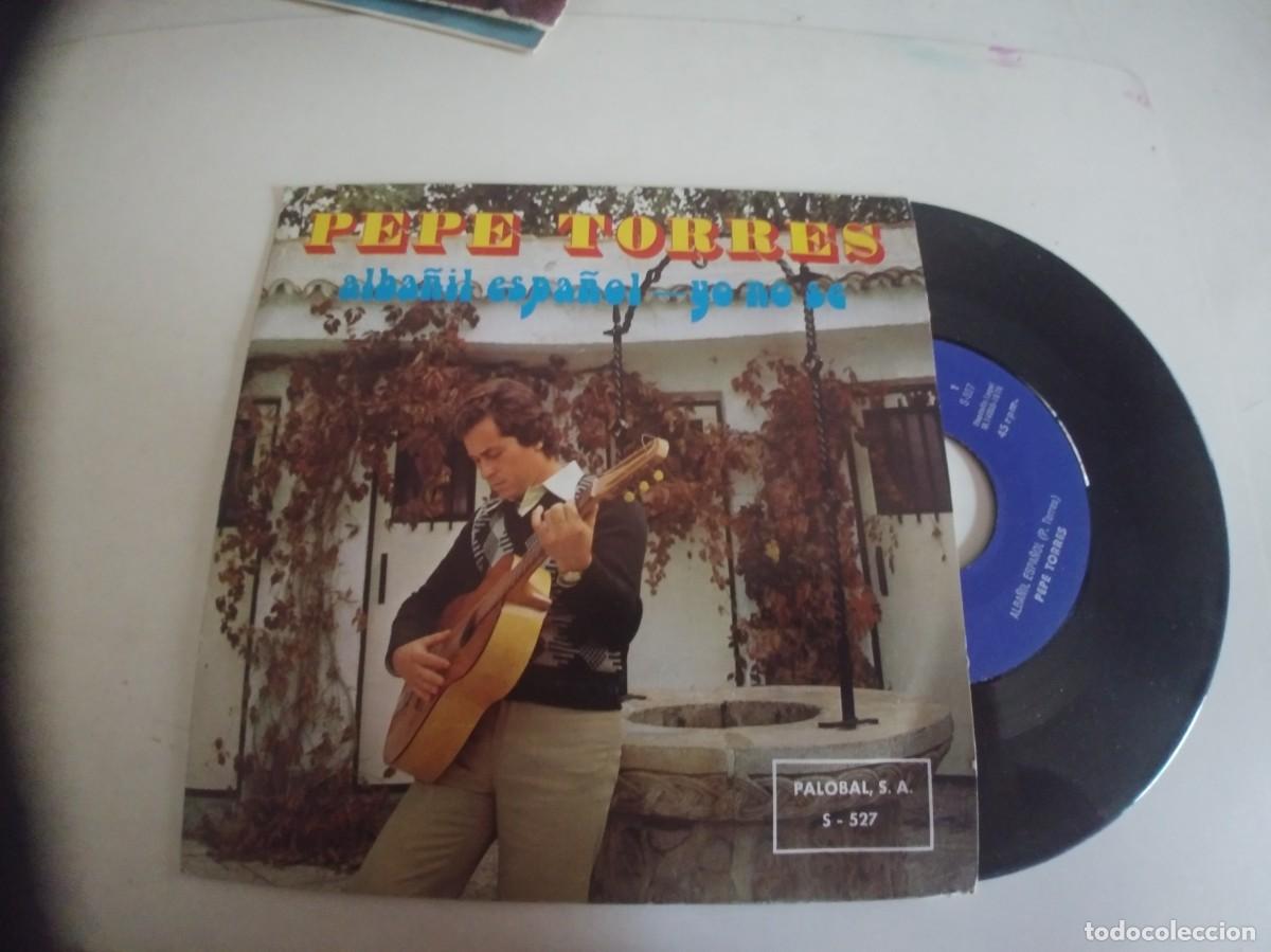 Discos de vinilo: PEPE TORRES-SINGLE ALBA&Ntilde;IL ESPA&Ntilde;OL - Foto 1