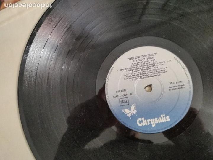 Discos de vinilo: Steeleye Span &lrm;&ndash; Below The Salt 1982, ed espa&ntilde;ola - Foto 6
