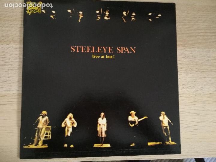 Discos de vinilo: Steeleye Span &lrm;&ndash; Live At Last! ed espa&ntilde;ola,1982 - Foto 1