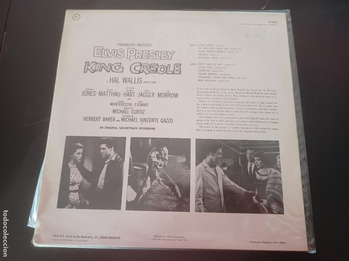 Discos de vinilo: Elvis Presley- King Creole - Foto 2