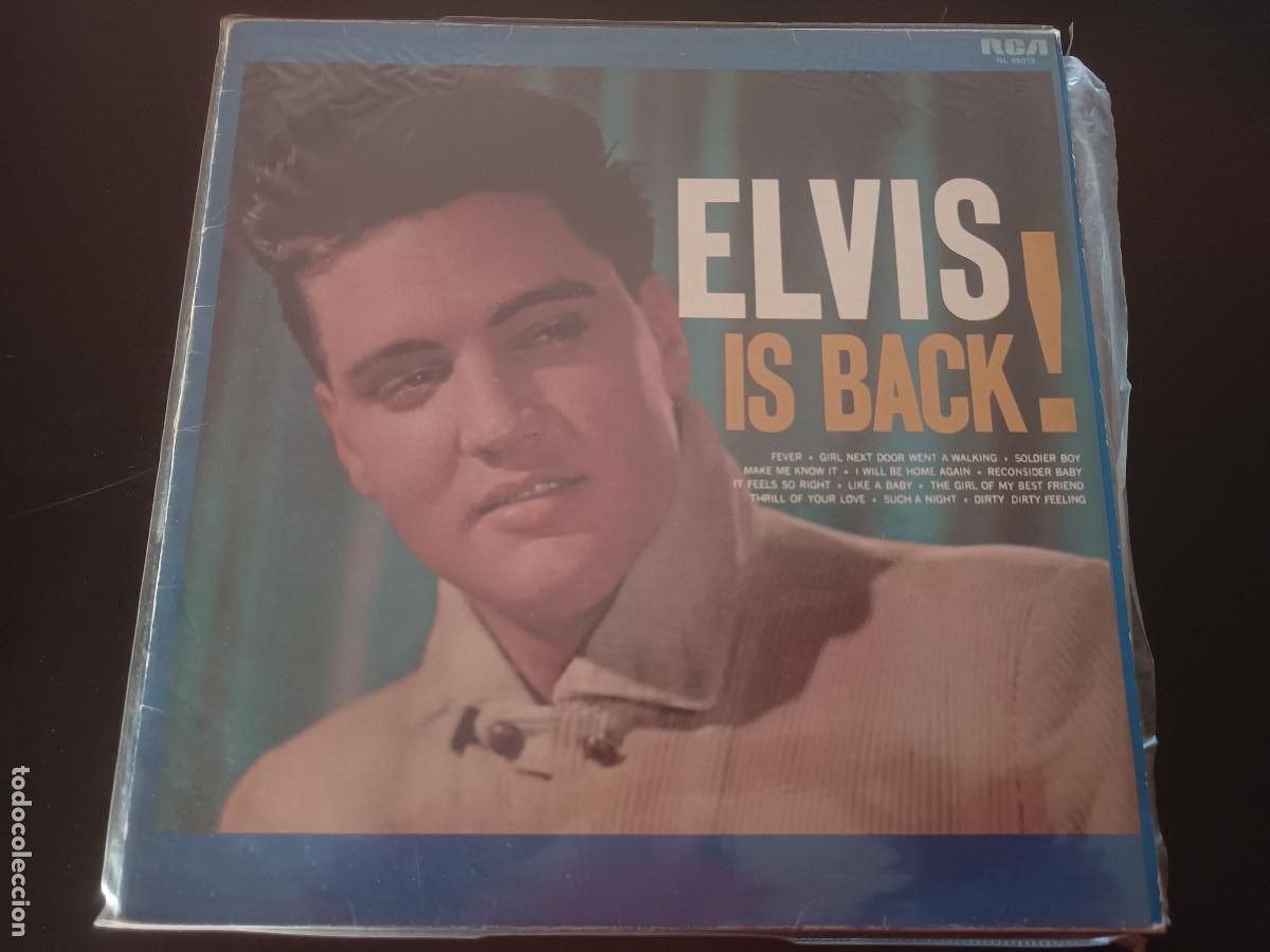 Discos de vinilo: Elvis Presley- Elvis is back! - Foto 1