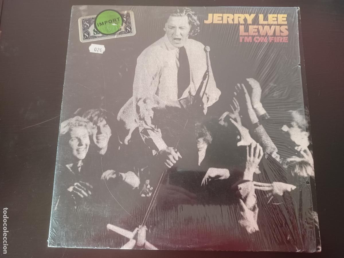 Discos de vinilo: Jerry Lee Lewis-Im on fire - Foto 1